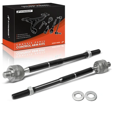 2 Pcs Front Inner Tie Rod End
