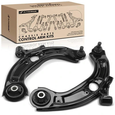 2 Pcs Front Lower Control Arm with Ball Joint
