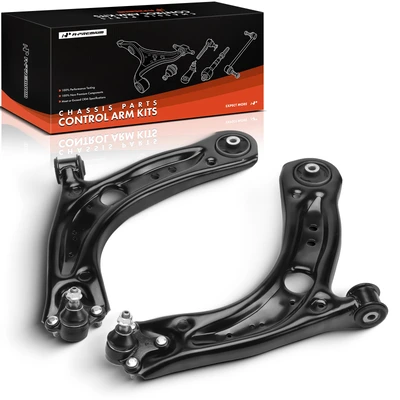 2 Pcs Front Lower Control Arm & Ball Joint Assembly