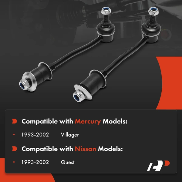 Sway Bar Link Rear Driver & Passenger A-Premium APCA7846