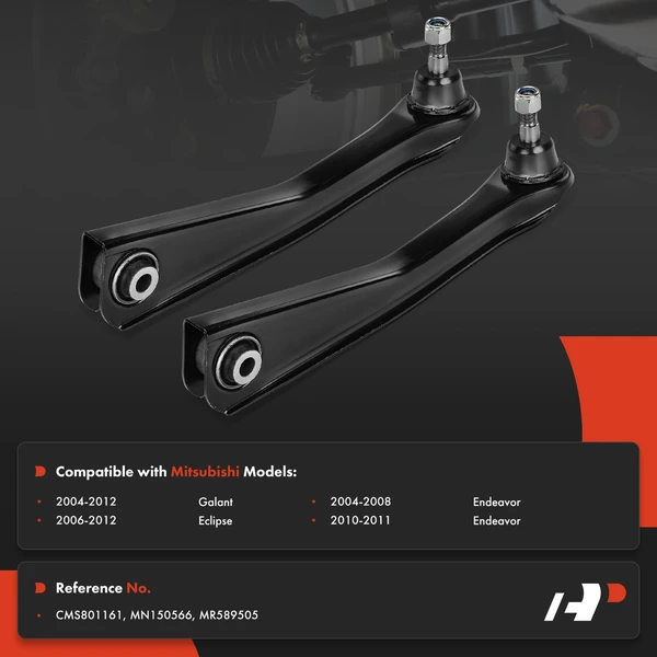 2-Pc Control Arm and Ball Joint Kit, Rear Lower Rearward with Ball Joint A-Premium APCA6061