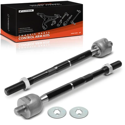 2 Pcs Front Driver & Passenger Inner Tie Rod End