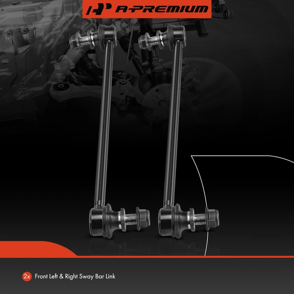 Sway Bar Link, Front Side, A-Premium APCA5042