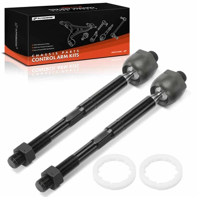 2 Pcs Front Driver & Passenger Inner Tie Rod End