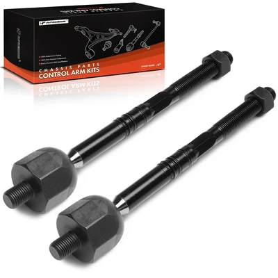 2 Pcs Front Driver & Passenger Inner Steering Tie Rod End