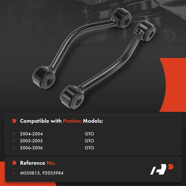 2-Pc Suspension Stabilizer Bar Link Kit, Rear Driver & Passenger A-Premium APCA8745