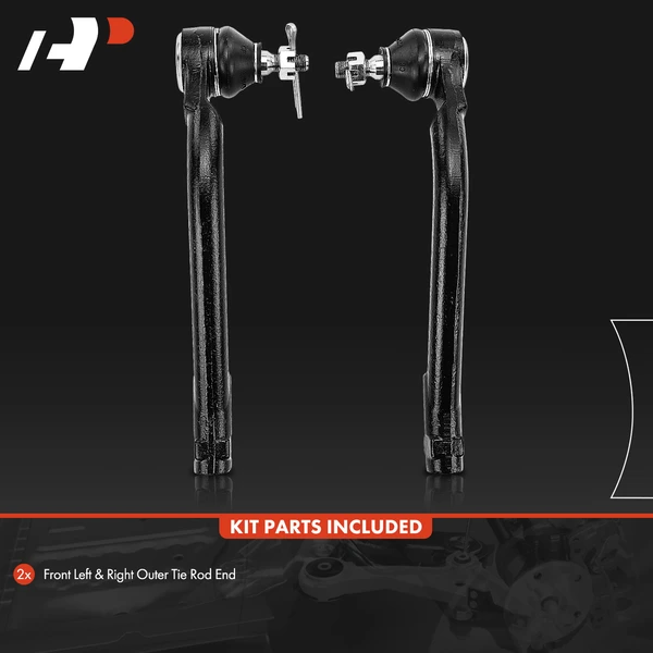 2 Pcs Outer Tie Rod End for Hyundai Elantra 2007-2012 Kia Forte Forte5