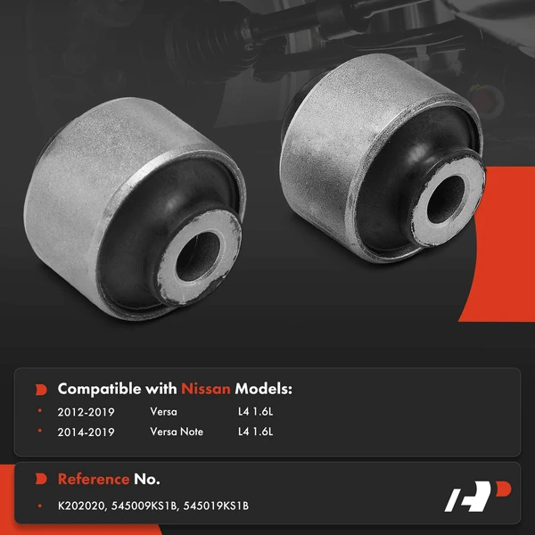 2-Pc Control Arm Bushing, Front Lower Forward A-Premium APCA9985