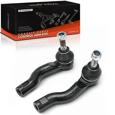 2 Pcs Front Outer Driver & Passenger Steering Tie Rod End