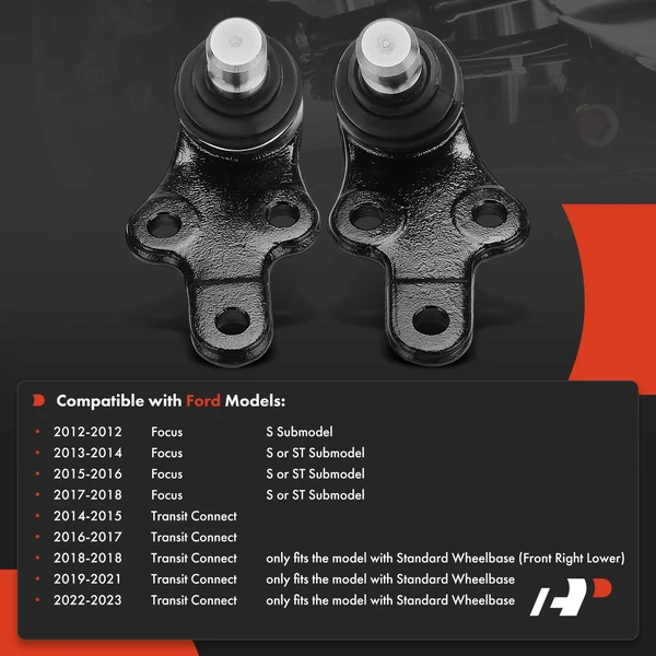 Ball Joint Front Driver & Passenger Lower A-Premium APCA8434