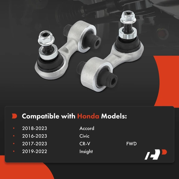 Sway Bar Link, Rear Side, A-Premium APCA6474