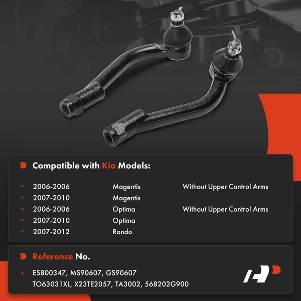 Tie Rod End Front Driver & Passenger Outer A-Premium APCA9216