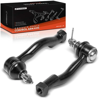 2 Pcs Front Driver & Passenger Outer Tie Rod End