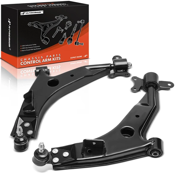 2-Pc Control Arm and Ball Joint Kit, Front Driver & Passenger Lower with Ball Joint A-Premium APCA7537