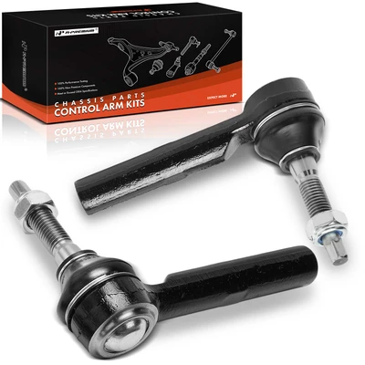 2 Pcs Front Outer Tie Rod End