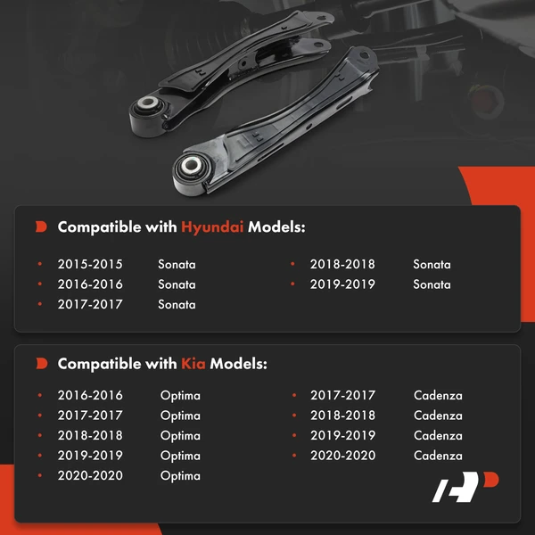 2-Pc Lateral Arm, Rear Lower Forward A-Premium APCA8749