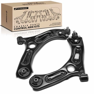 2 Pcs Front Lower Control Arm with Ball Joint