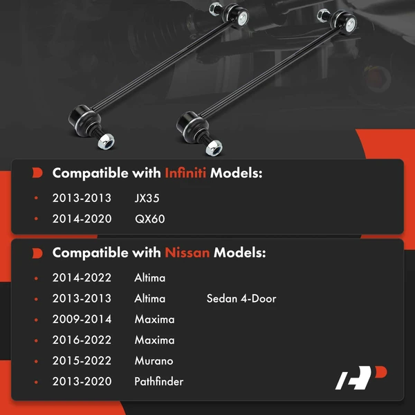 Sway Bar Link, Front Driver & Passenger, A-Premium APCA7383
