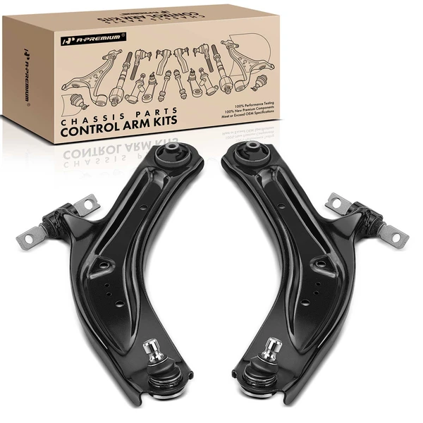 2014-2020 Nissan Rogue 2-Pc Control Arm, Front Lower with Ball Joint A-Premium APCA5064