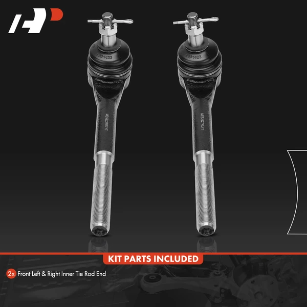 2 Pcs Front Inner Tie Rod End for Chevy Camaro Pontiac Firebird 1982-1992