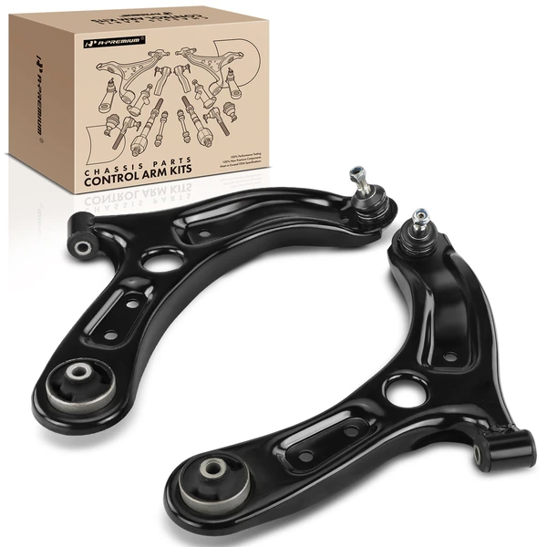 2018-2022 Kia Rio 2-Pc Control Arm and Ball Joint Kit, Front Lower with Ball Joint A-Premium APCA6139