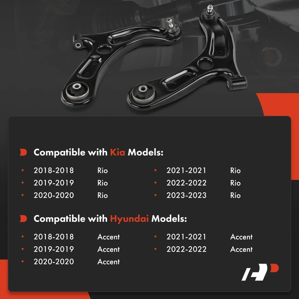 2-Pc Control Arm and Ball Joint Kit, Front Lower with Ball Joint A-Premium APCA6139