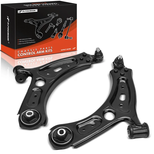 2015-2023 Jeep Renegade 2-Pc Control Arm and Ball Joint, Front Driver & Passenger Lower with Ball Joint A-Premium APCA7855