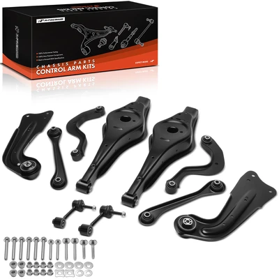 10 Pcs Rear Control Arm Lateral Arm Trailing Arm Sway Bar Link