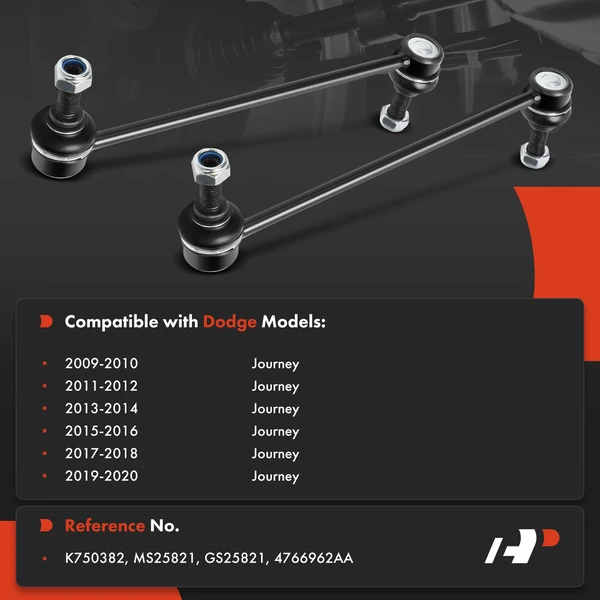 Suspension Stabilizer Sway Bar Link Front Side A-Premium APCA7853