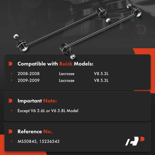 Stabilizer Sway Bar Link Front Driver & Passenger A-Premium APCA7854