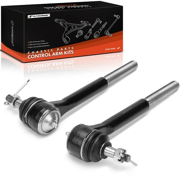 2 Pcs Front Outer Tie Rod End for Chevy Camaro Pontiac Firebird 1982-1992