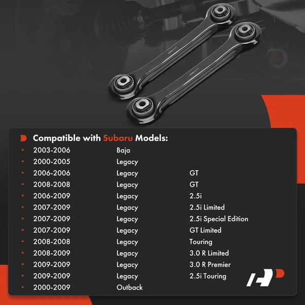 2-Pc Lateral Arm, Rear Driver & Passenger Lower Forward A-Premium APCA8457