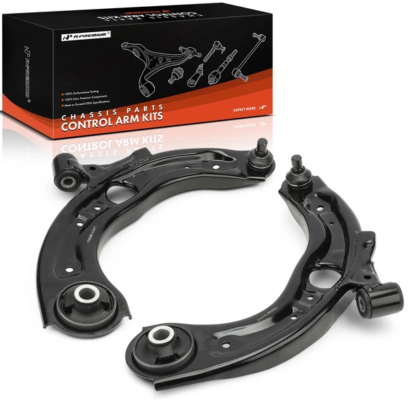 Suspension Control Arm Ball Joint Assembly Front Driver & Passenger Lower A-Premium APCA8458