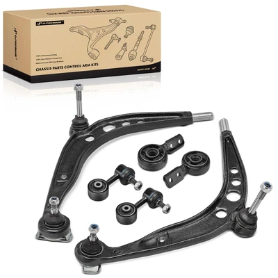 6 Pcs Front Control Arm Sway Bar Link