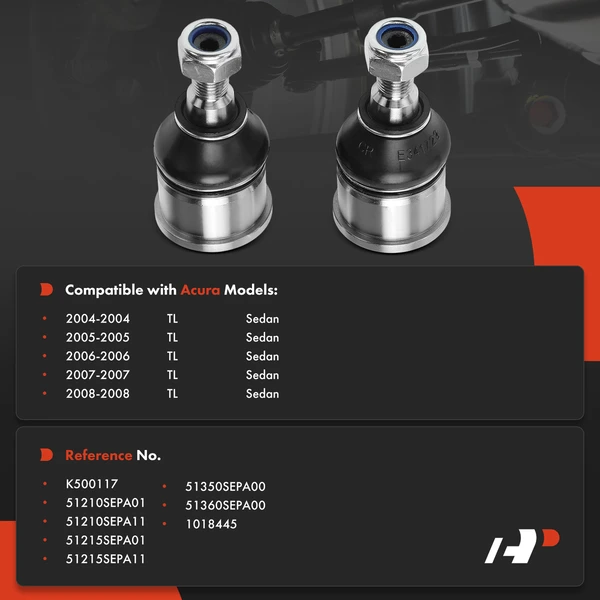 Ball Joint Front Driver & Passenger Lower A-Premium APCA7861