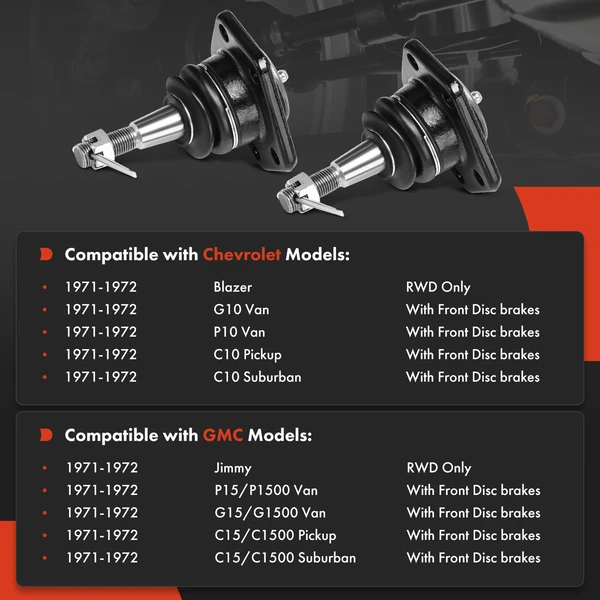 Suspension Ball Joint Front Upper A-Premium APCA7863