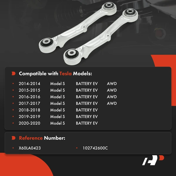 2-Pc Control Arm, Rear Upper Rearward A-Premium APCA7953