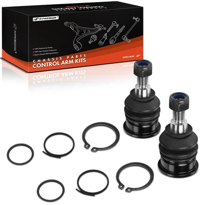 2 Pcs Front Lower Ball Joint Kit with Hardware
