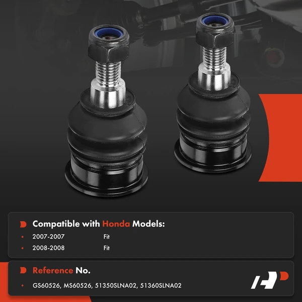 Ball Joint Kit with Hardware Front Side A-Premium APCA9224