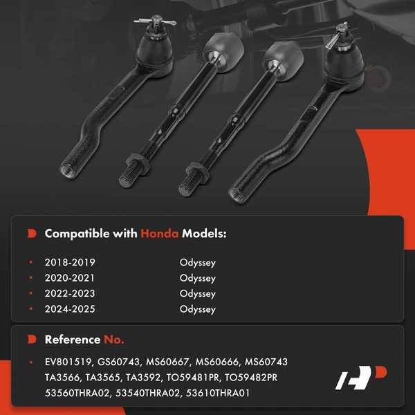 Tie Rod End Front Side A-Premium APCA8761