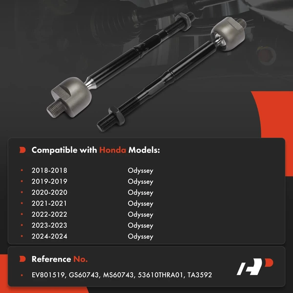 Steering Tie Rod End Front Driver & Passenger Inner A-Premium APCA8767