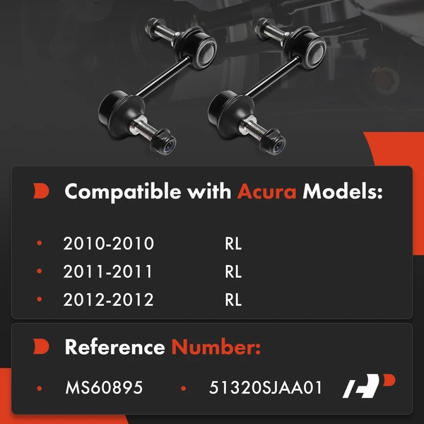 Sway Bar Link Front Side A-Premium APCA8768