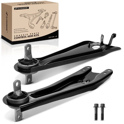 2 Pcs Rear Driver & Passenger Lower Suspension Trailing Arm