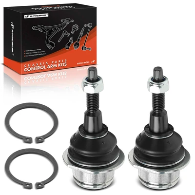 2 Pcs Front Upper Suspension Ball Joint Kit
