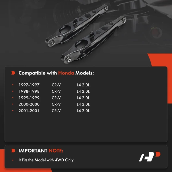 2-Pc Control Arm, Rear Lower A-Premium APCA9222