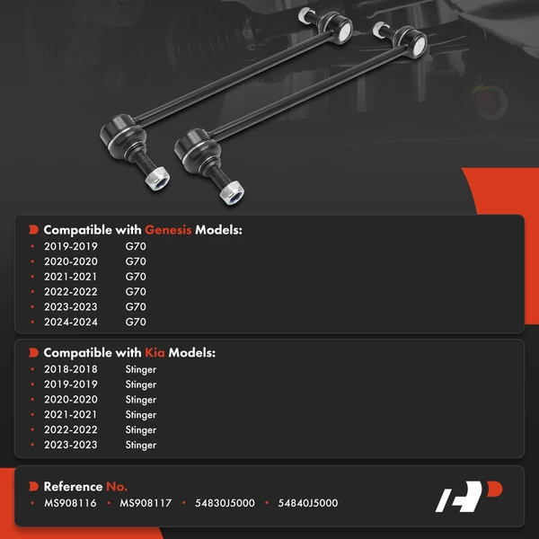 Sway Bar Link Front Driver & Passenger A-Premium APCA7866