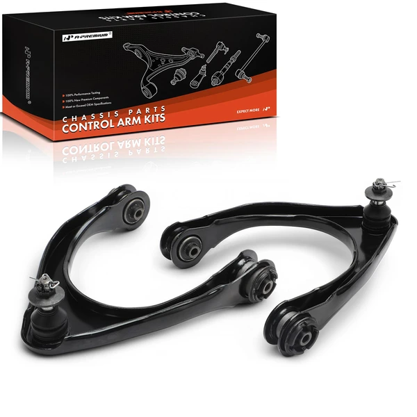 2008-2011 Lexus GS460 2-Pc Control Arm and Ball Joint, Front Driver & Passenger Upper with Ball Joint A-Premium APCA9232