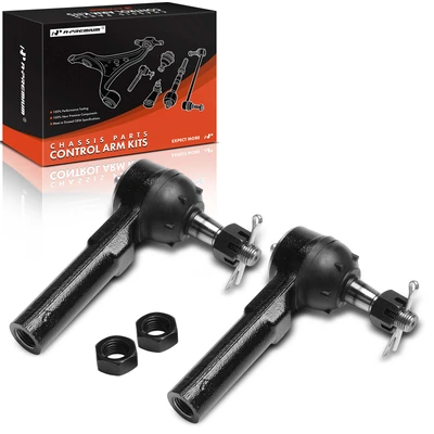 2 Pcs Front Outer Steering Tie Rod End