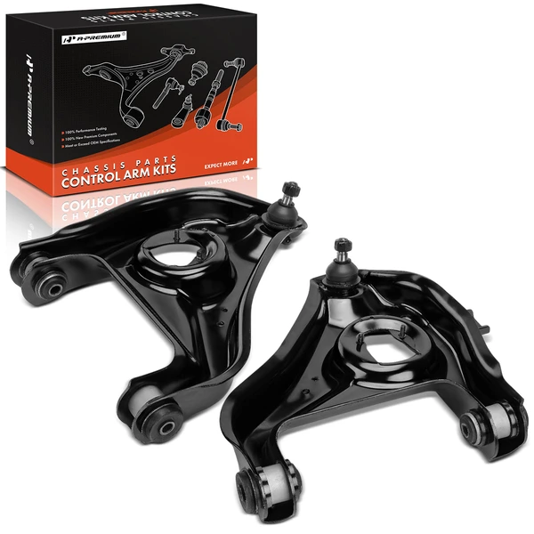 2-Pc Control Arm & Ball Joint, Front Driver & Passenger Lower with Ball Joint A-Premium APCA8772
