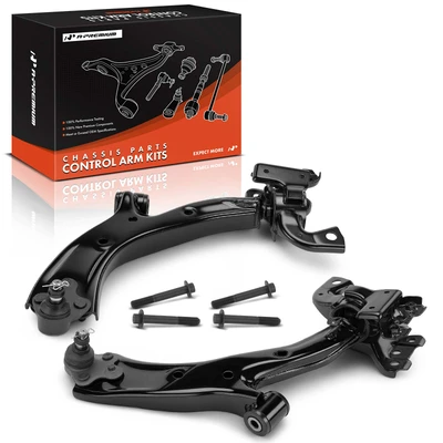 2 Pcs Front Lower Control Arm and Ball Joint Assembly